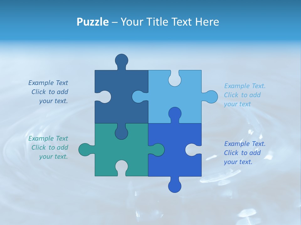 Element Aqua Wallpaper PowerPoint Template