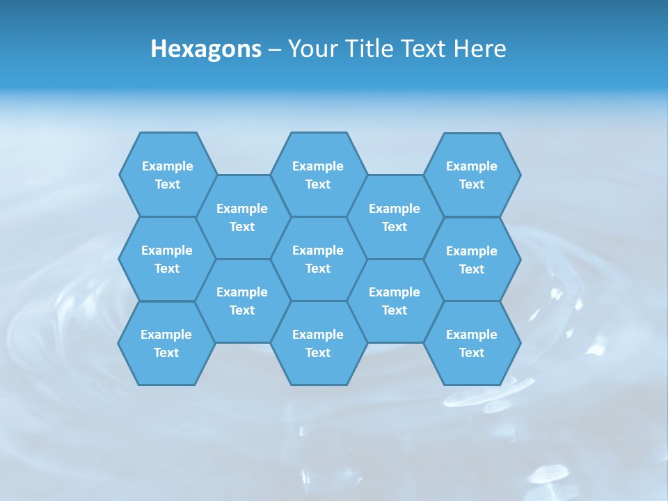 Element Aqua Wallpaper PowerPoint Template