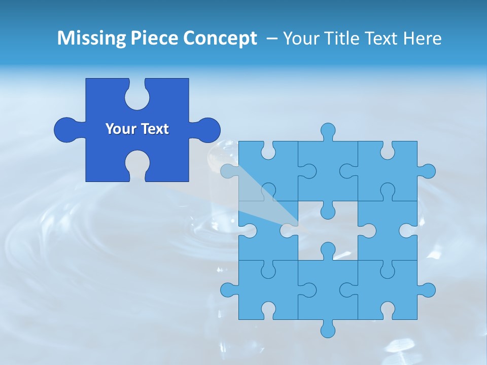 Element Aqua Wallpaper PowerPoint Template
