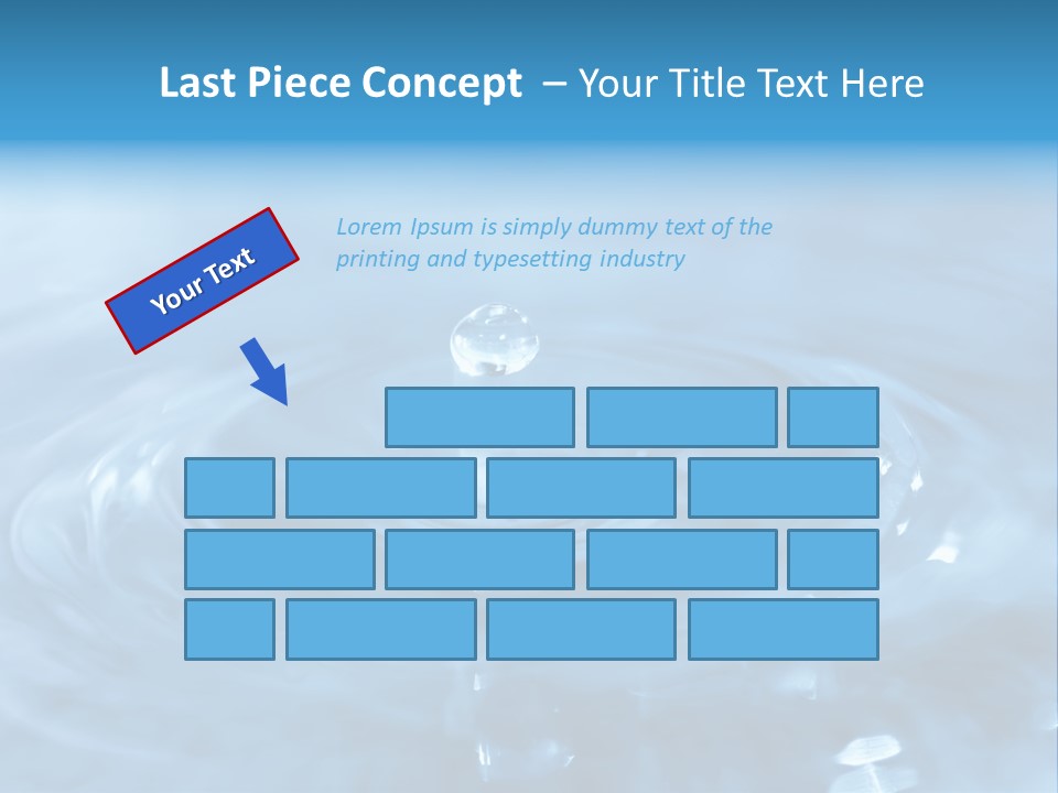 Element Aqua Wallpaper PowerPoint Template