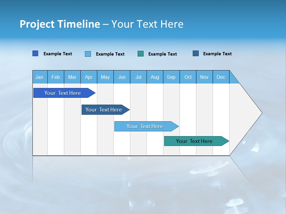 Element Aqua Wallpaper PowerPoint Template
