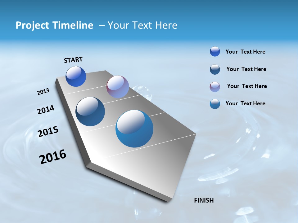 Element Aqua Wallpaper PowerPoint Template