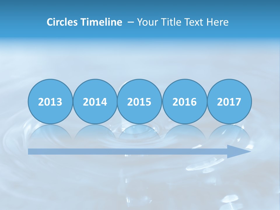 Element Aqua Wallpaper PowerPoint Template