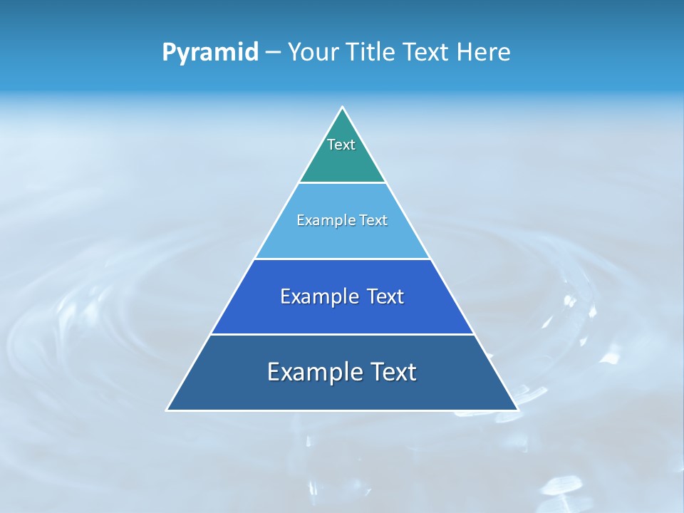 Element Aqua Wallpaper PowerPoint Template