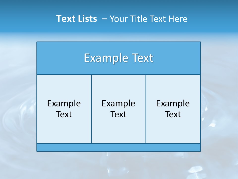 Element Aqua Wallpaper PowerPoint Template
