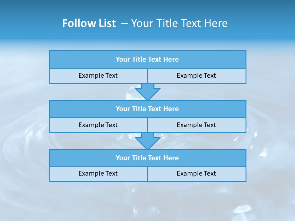 Element Aqua Wallpaper PowerPoint Template