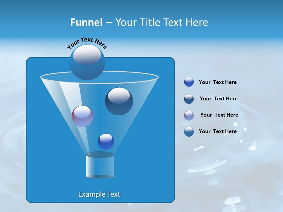 Element Aqua Wallpaper PowerPoint Template