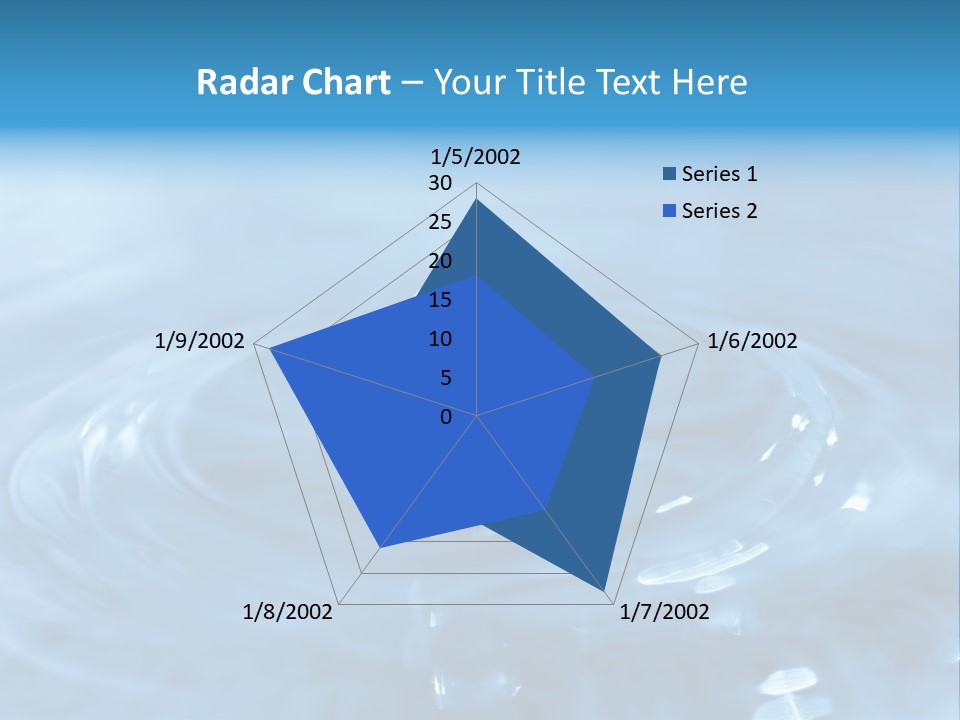 Element Aqua Wallpaper PowerPoint Template