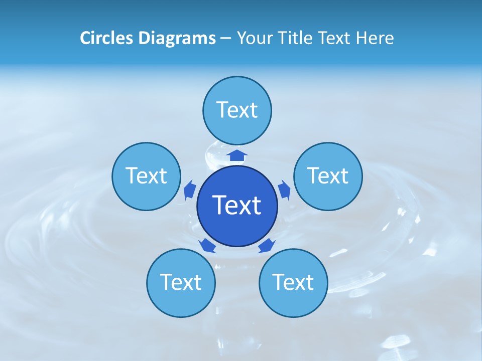 Element Aqua Wallpaper PowerPoint Template