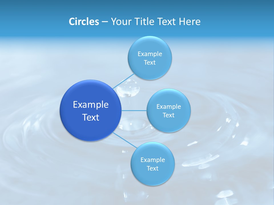 Element Aqua Wallpaper PowerPoint Template