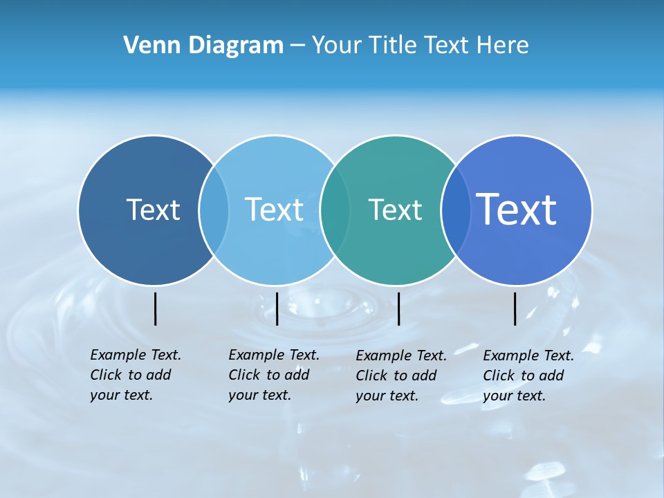 Element Aqua Wallpaper PowerPoint Template