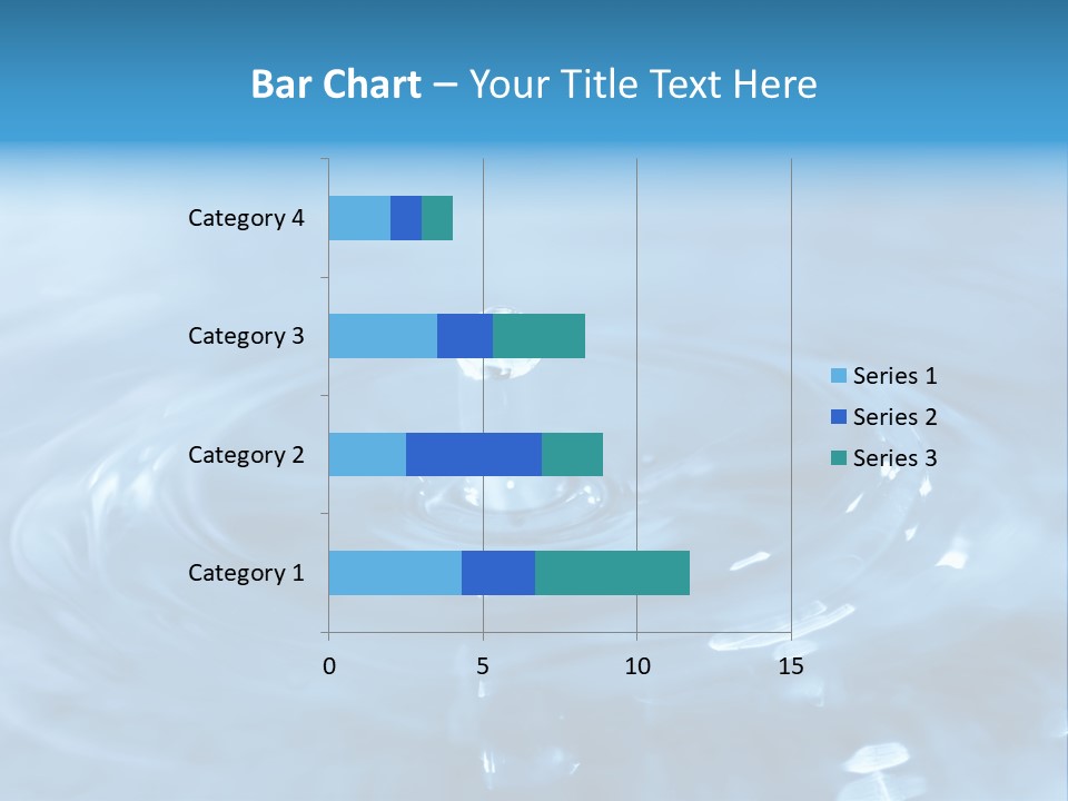Element Aqua Wallpaper PowerPoint Template