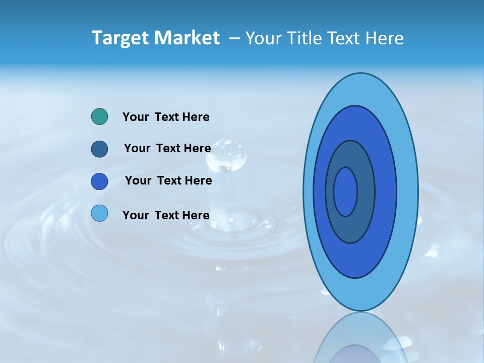 Element Aqua Wallpaper PowerPoint Template
