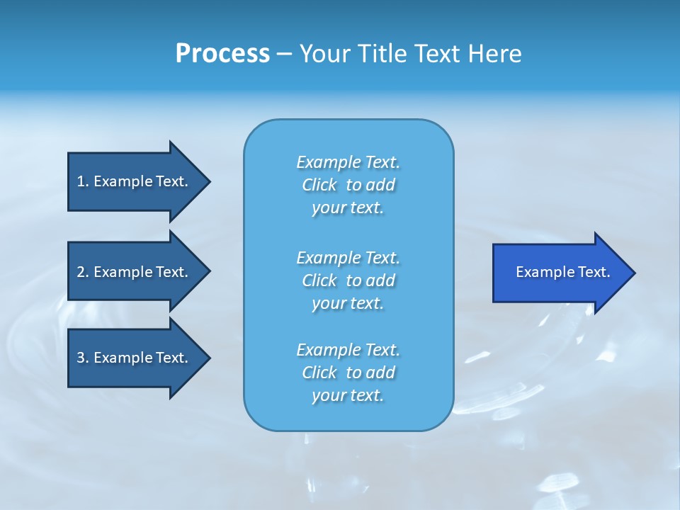 Element Aqua Wallpaper PowerPoint Template