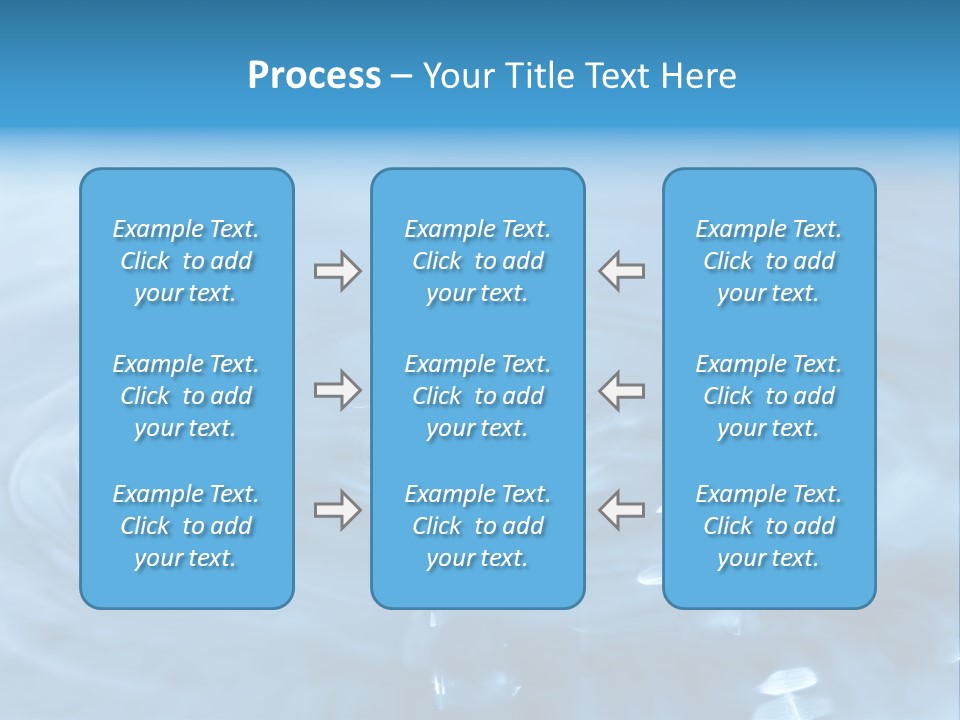 Element Aqua Wallpaper PowerPoint Template