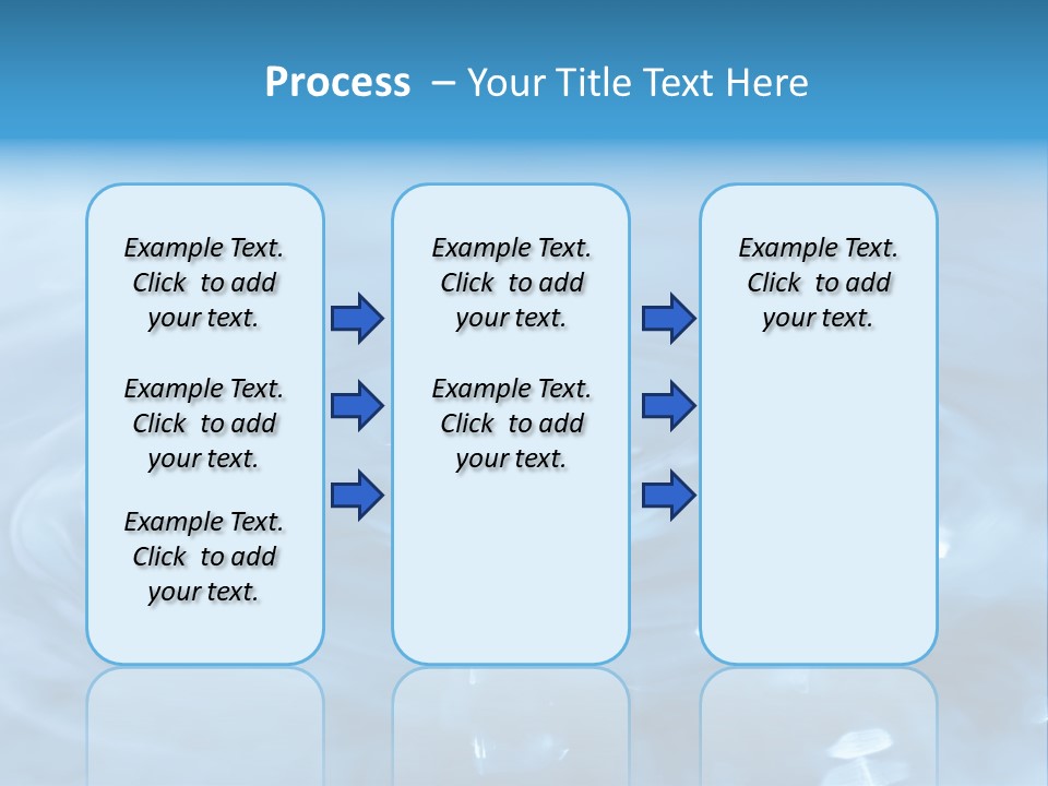 Element Aqua Wallpaper PowerPoint Template