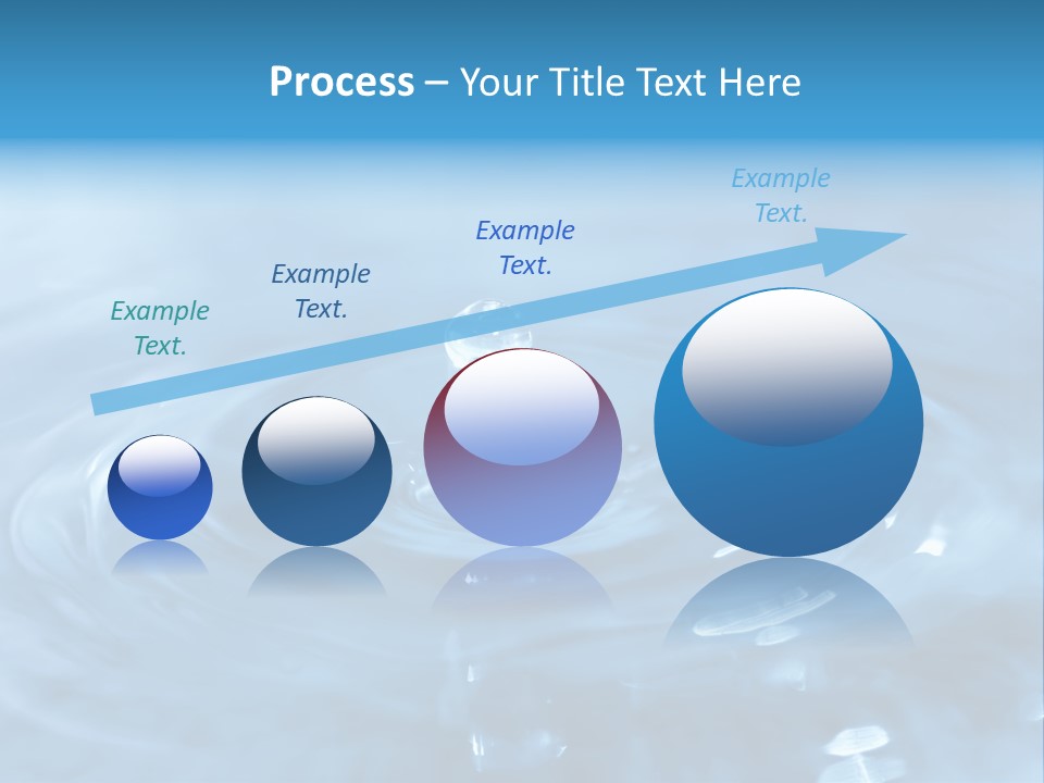 Element Aqua Wallpaper PowerPoint Template