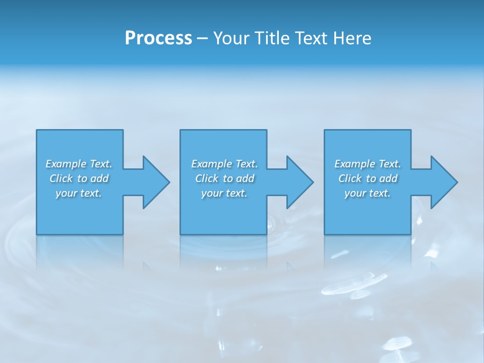 Element Aqua Wallpaper PowerPoint Template