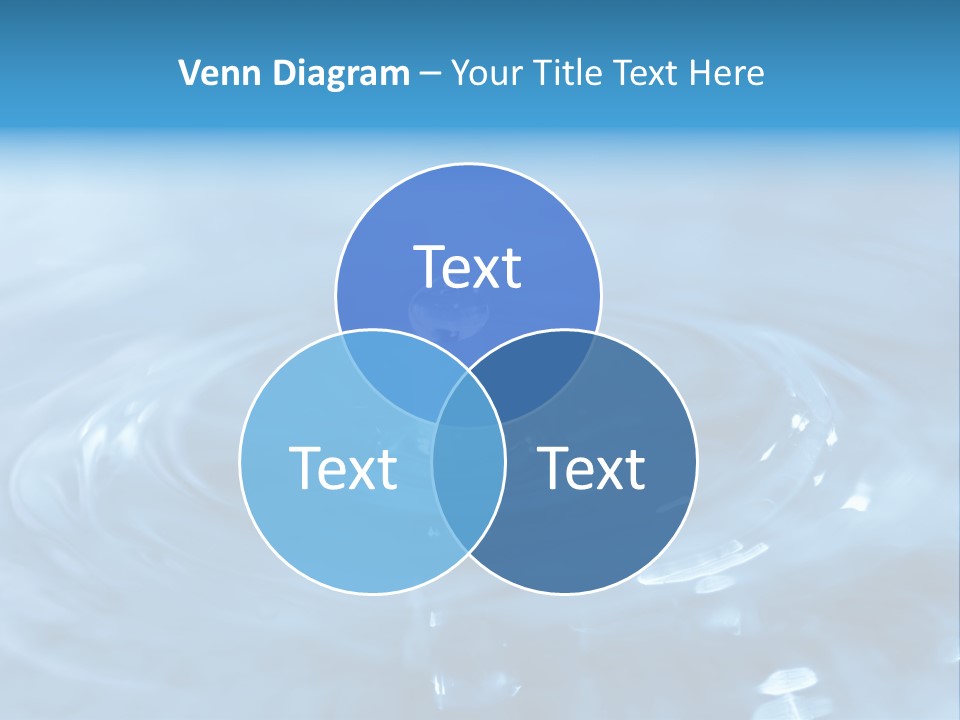 Element Aqua Wallpaper PowerPoint Template
