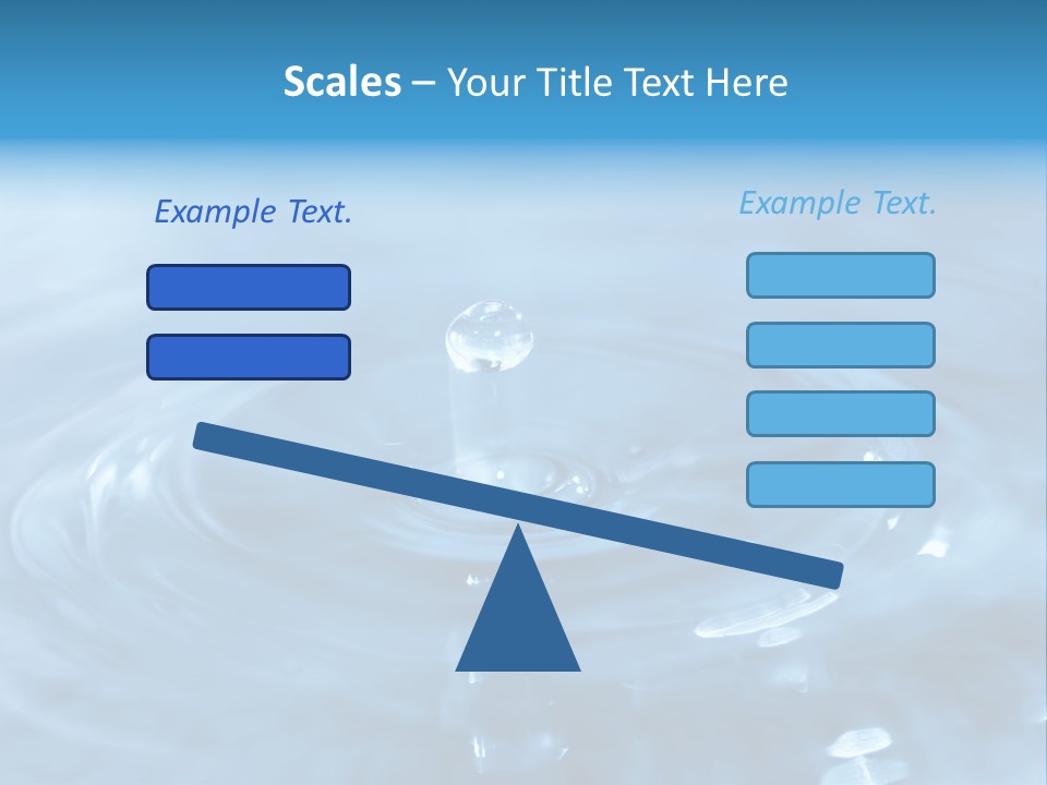 Element Aqua Wallpaper PowerPoint Template