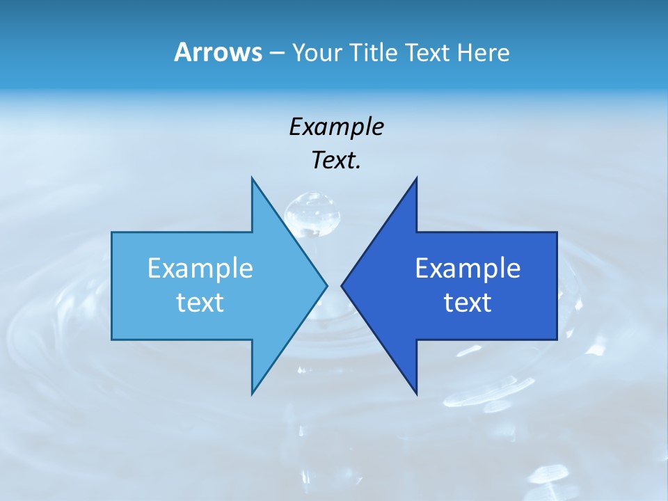 Element Aqua Wallpaper PowerPoint Template
