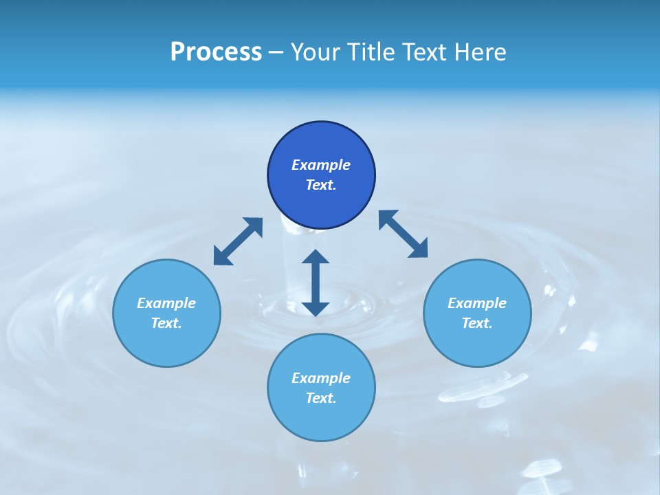 Element Aqua Wallpaper PowerPoint Template