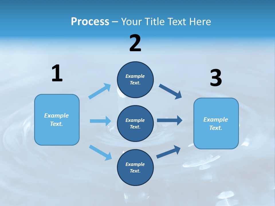 Element Aqua Wallpaper PowerPoint Template