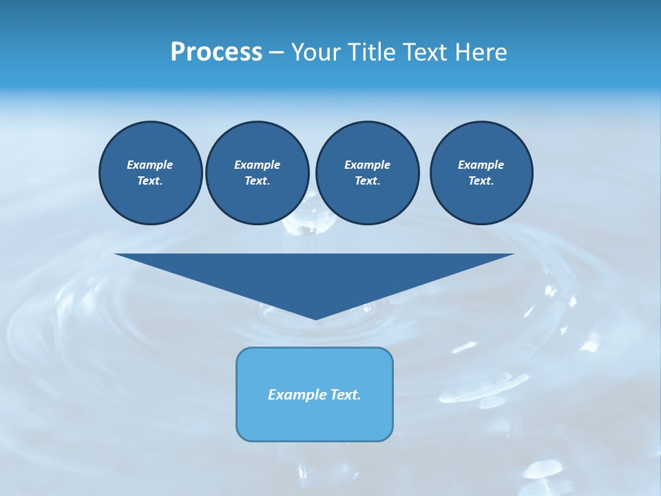 Element Aqua Wallpaper PowerPoint Template