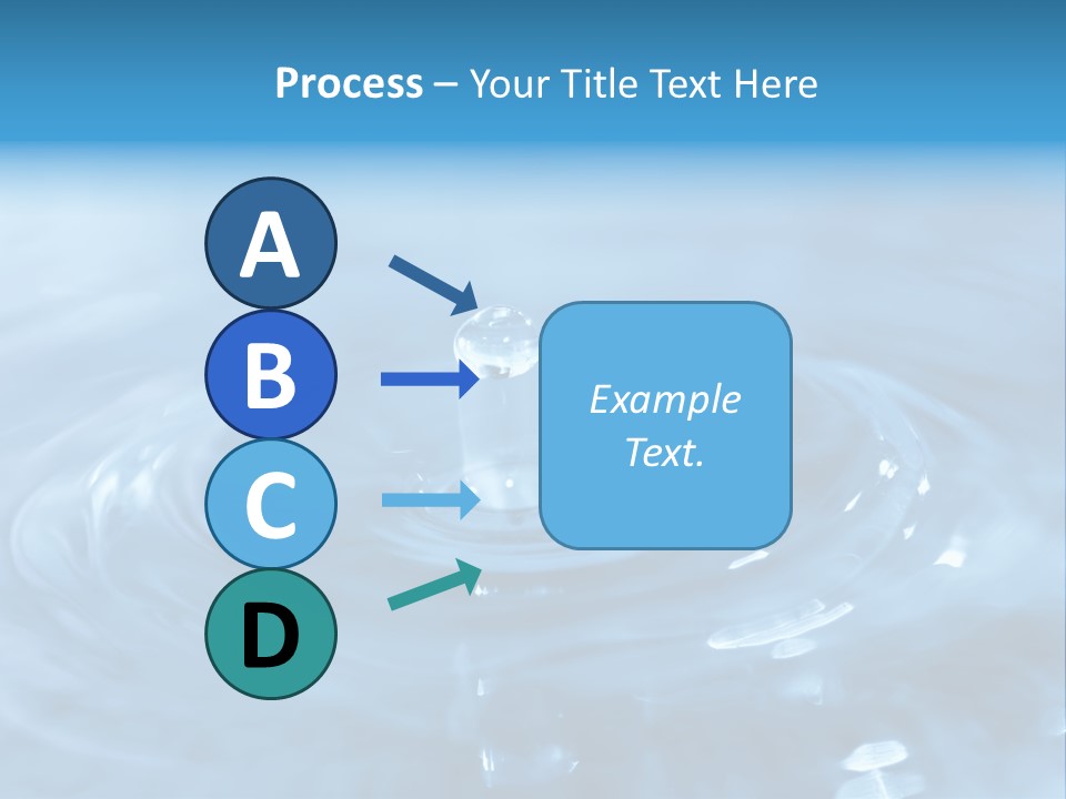 Element Aqua Wallpaper PowerPoint Template