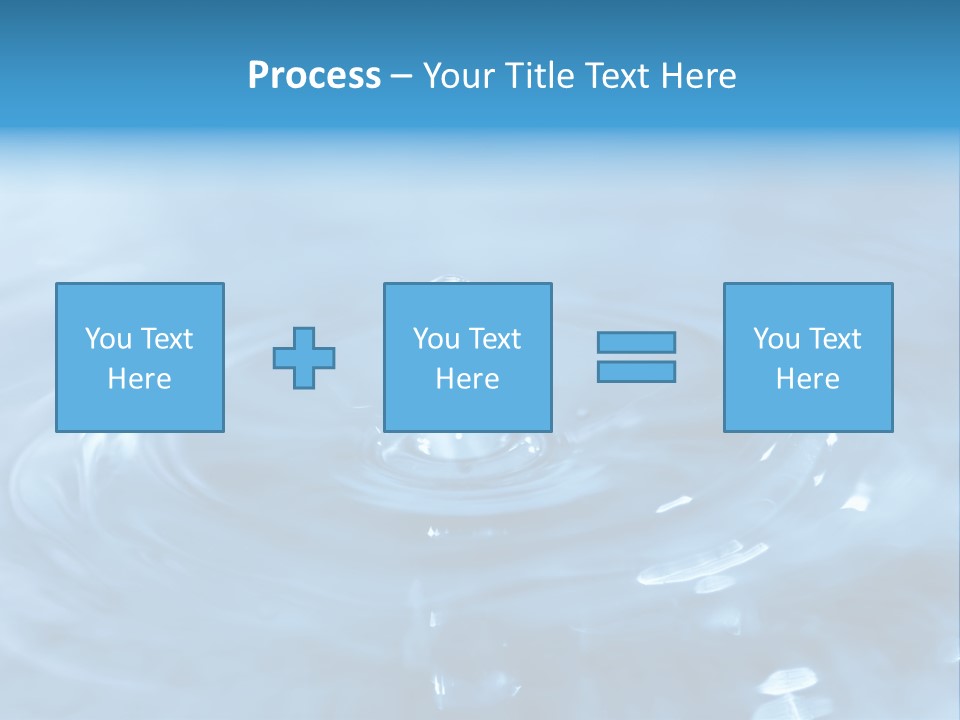 Element Aqua Wallpaper PowerPoint Template