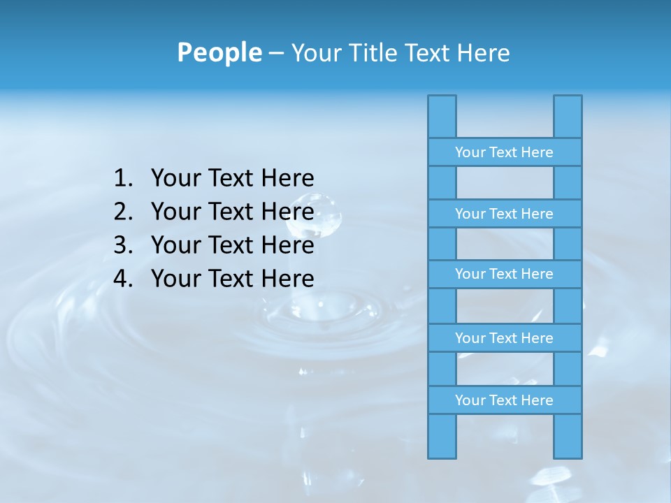 Element Aqua Wallpaper PowerPoint Template