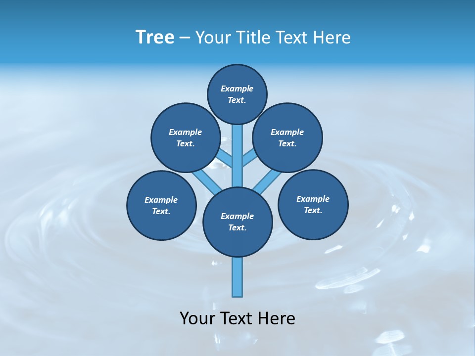 Element Aqua Wallpaper PowerPoint Template