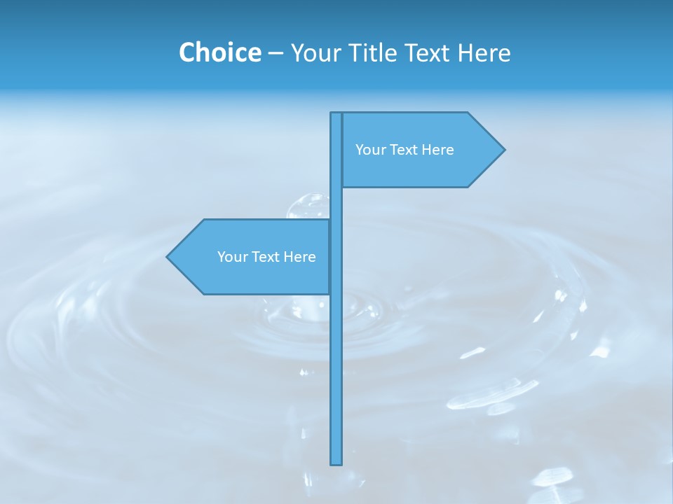 Element Aqua Wallpaper PowerPoint Template