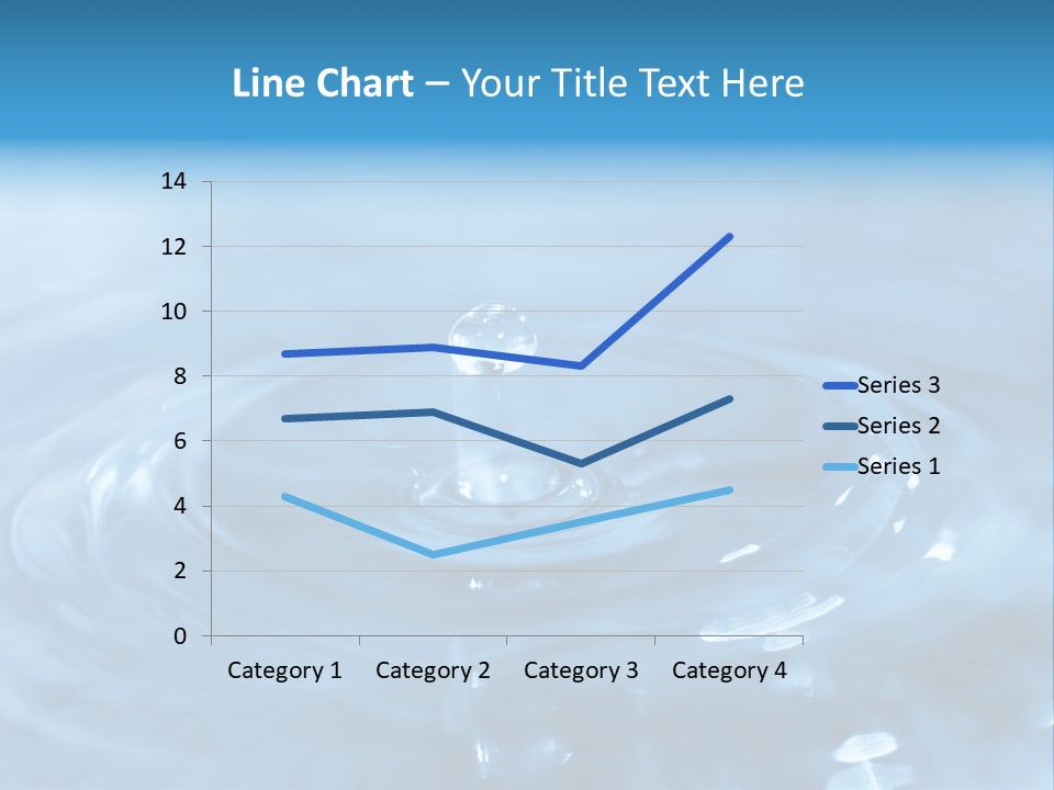 Element Aqua Wallpaper PowerPoint Template
