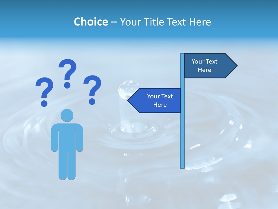 Element Aqua Wallpaper PowerPoint Template