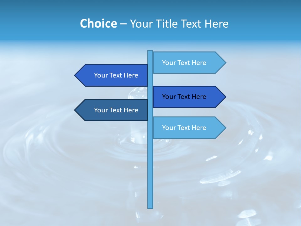 Element Aqua Wallpaper PowerPoint Template
