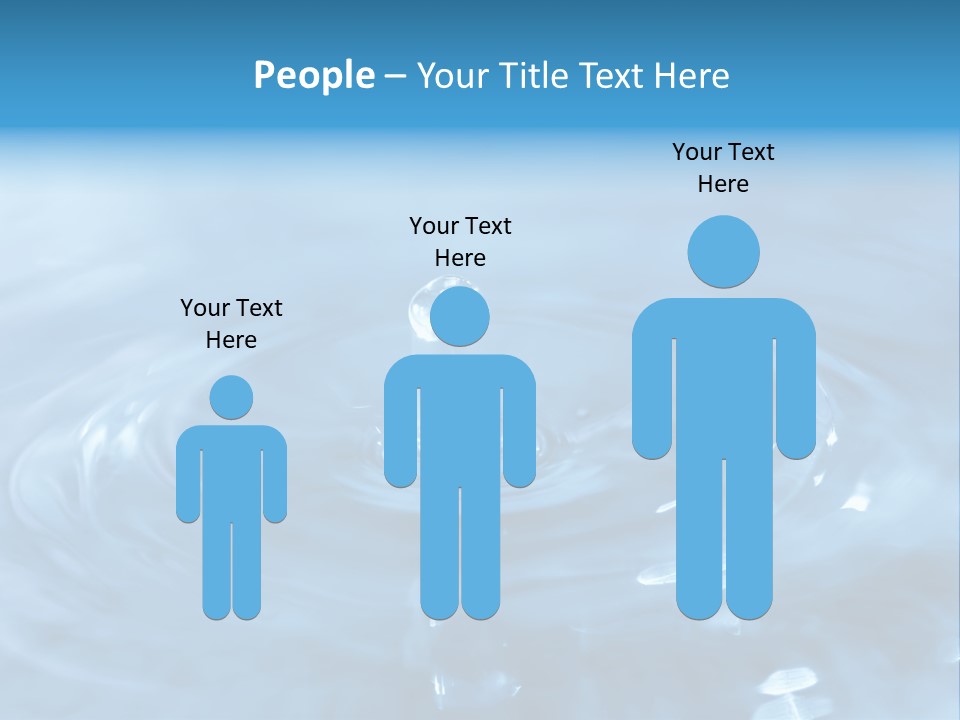 Element Aqua Wallpaper PowerPoint Template