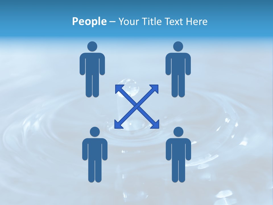 Element Aqua Wallpaper PowerPoint Template
