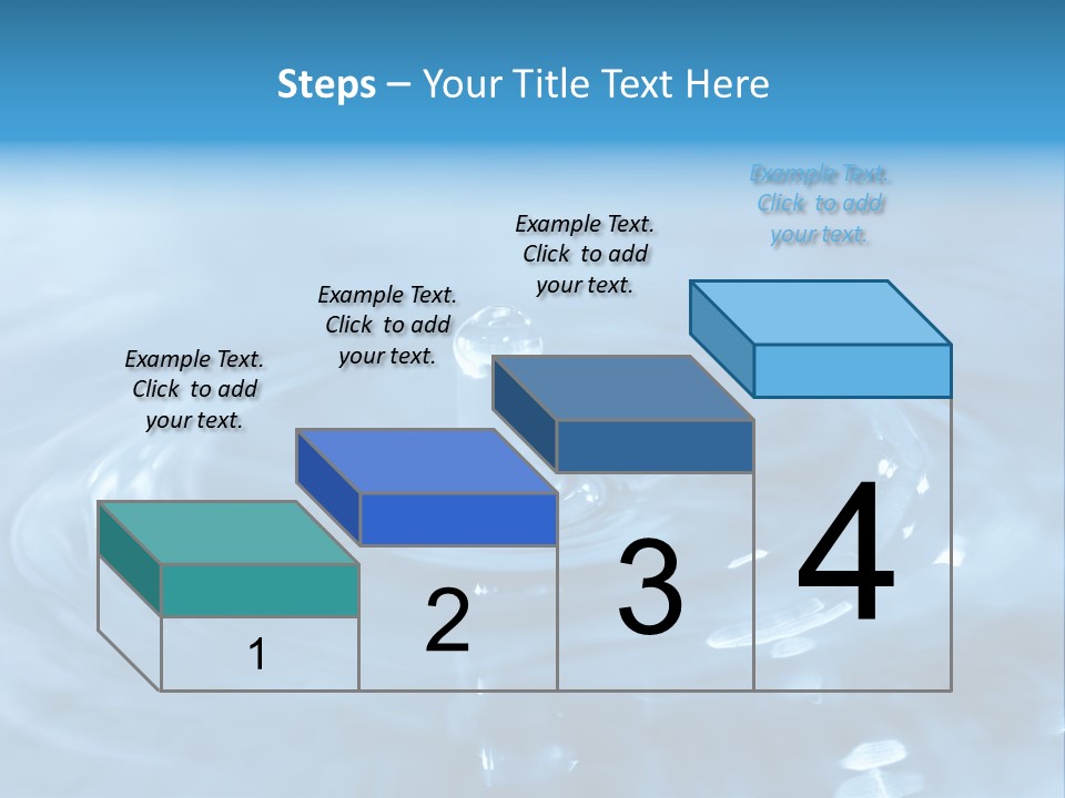 Element Aqua Wallpaper PowerPoint Template