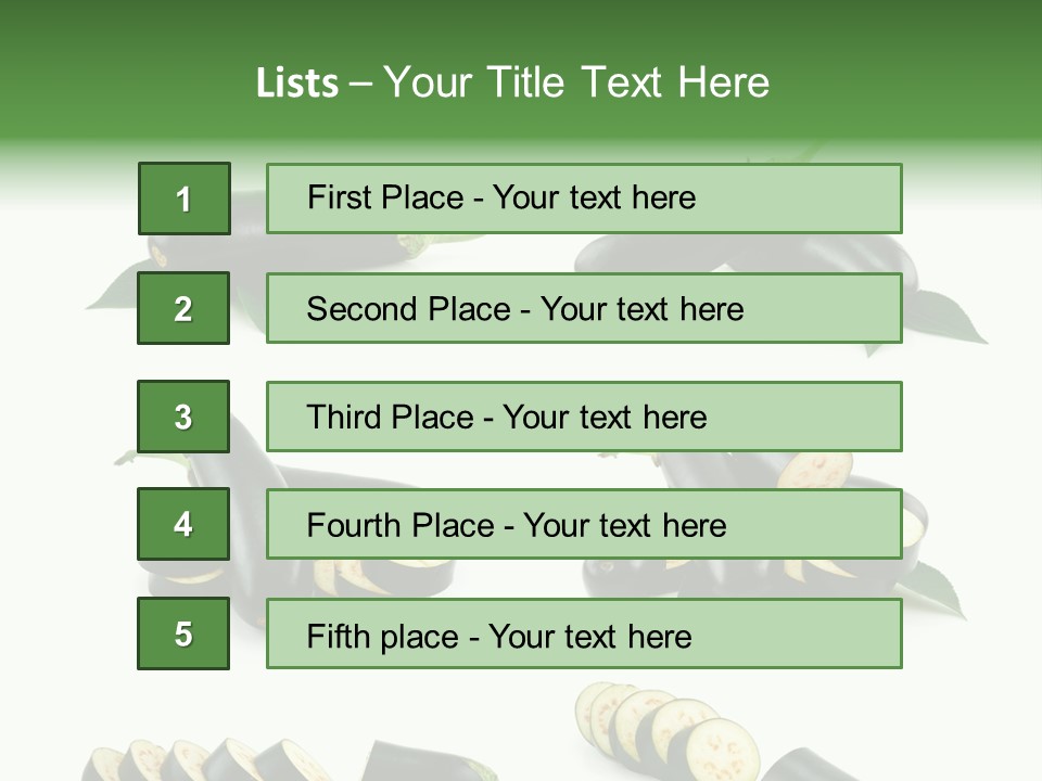 Fruit Pill Italian PowerPoint Template