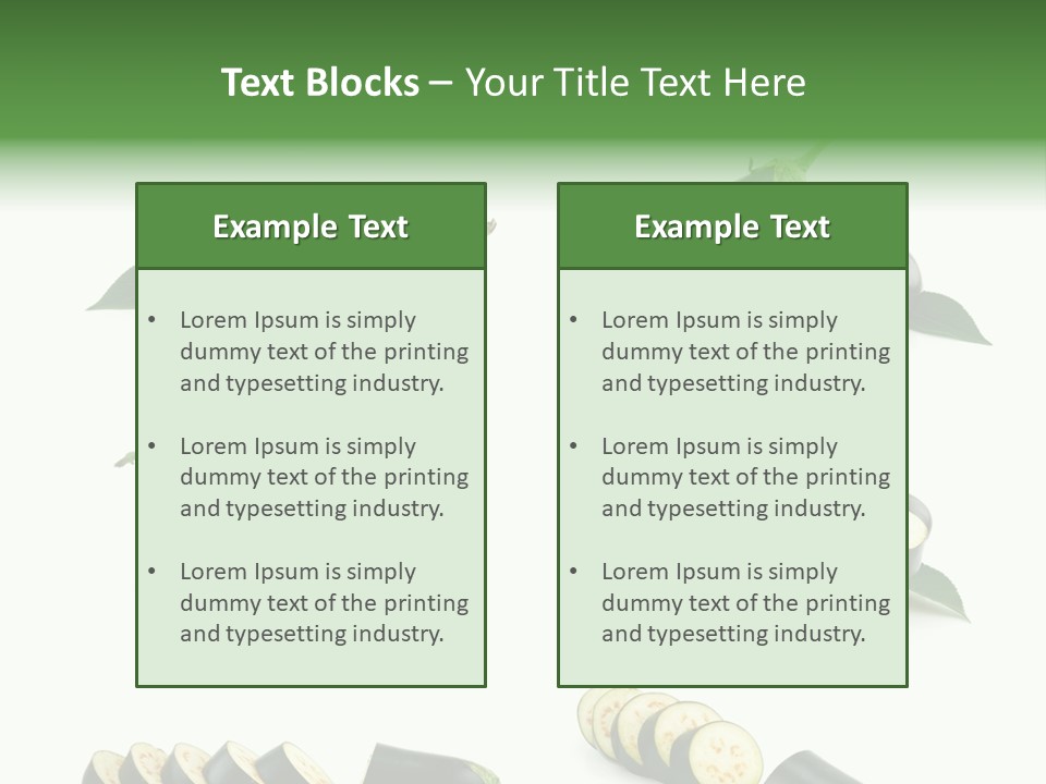 Fruit Pill Italian PowerPoint Template