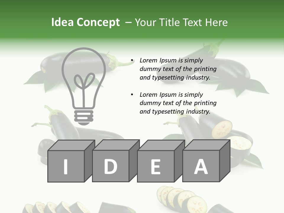 Fruit Pill Italian PowerPoint Template