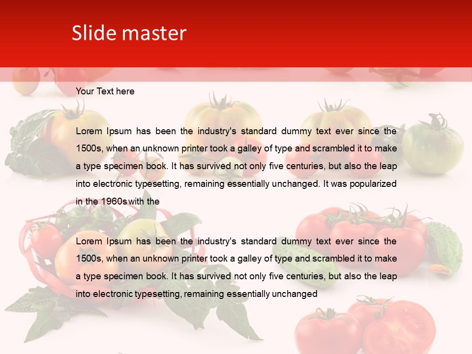 Fruit Vibrant Color PowerPoint Template