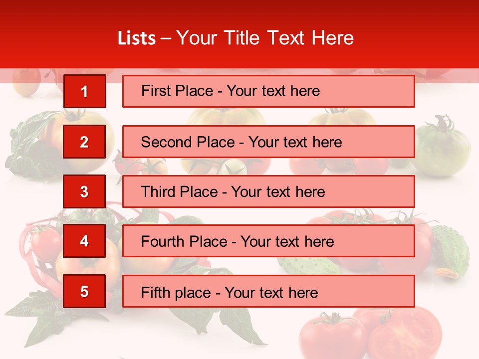 Fruit Vibrant Color PowerPoint Template