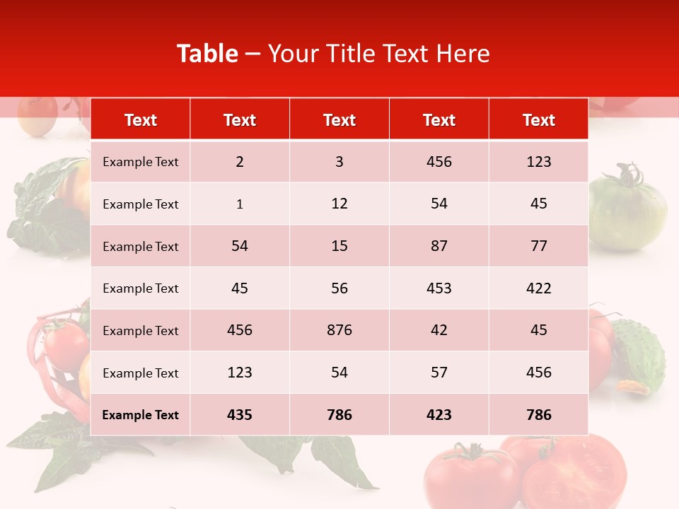 Fruit Vibrant Color PowerPoint Template