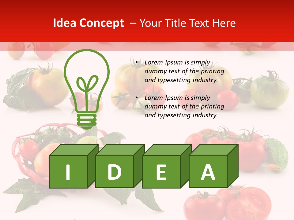 Fruit Vibrant Color PowerPoint Template