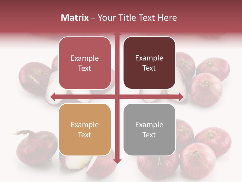 Vegetarian Collection Macro PowerPoint Template