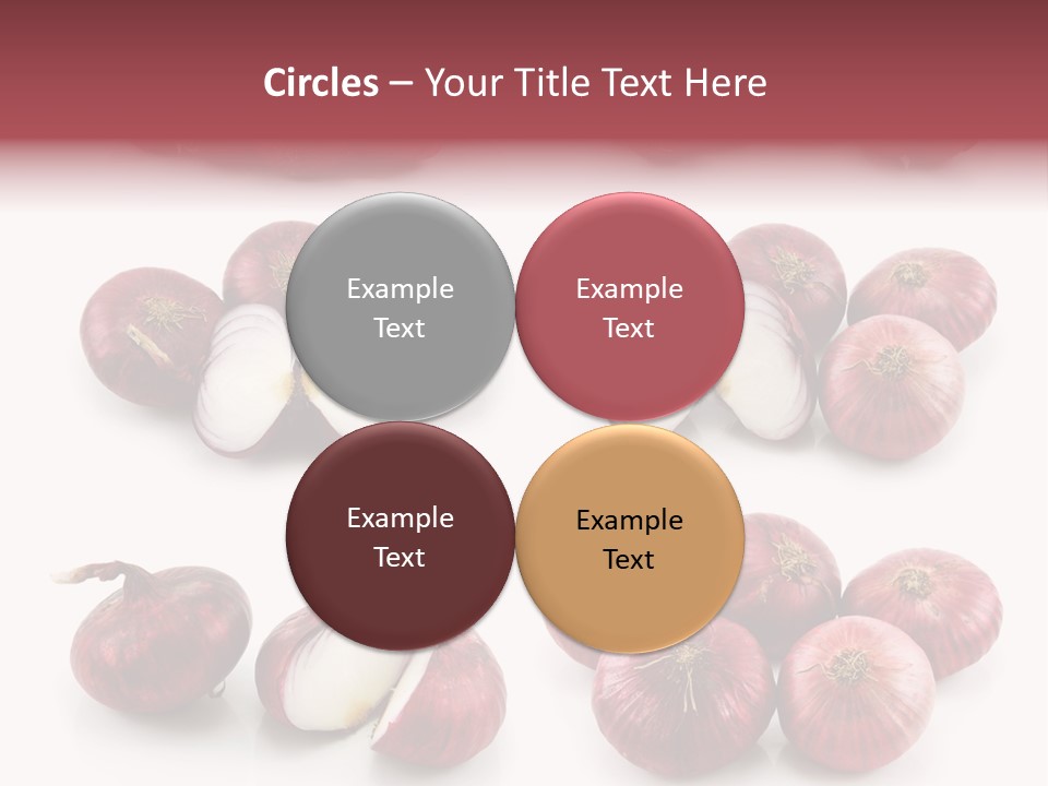 Vegetarian Collection Macro PowerPoint Template