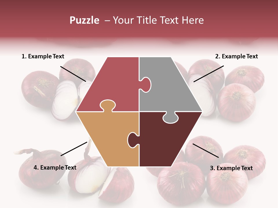 Vegetarian Collection Macro PowerPoint Template