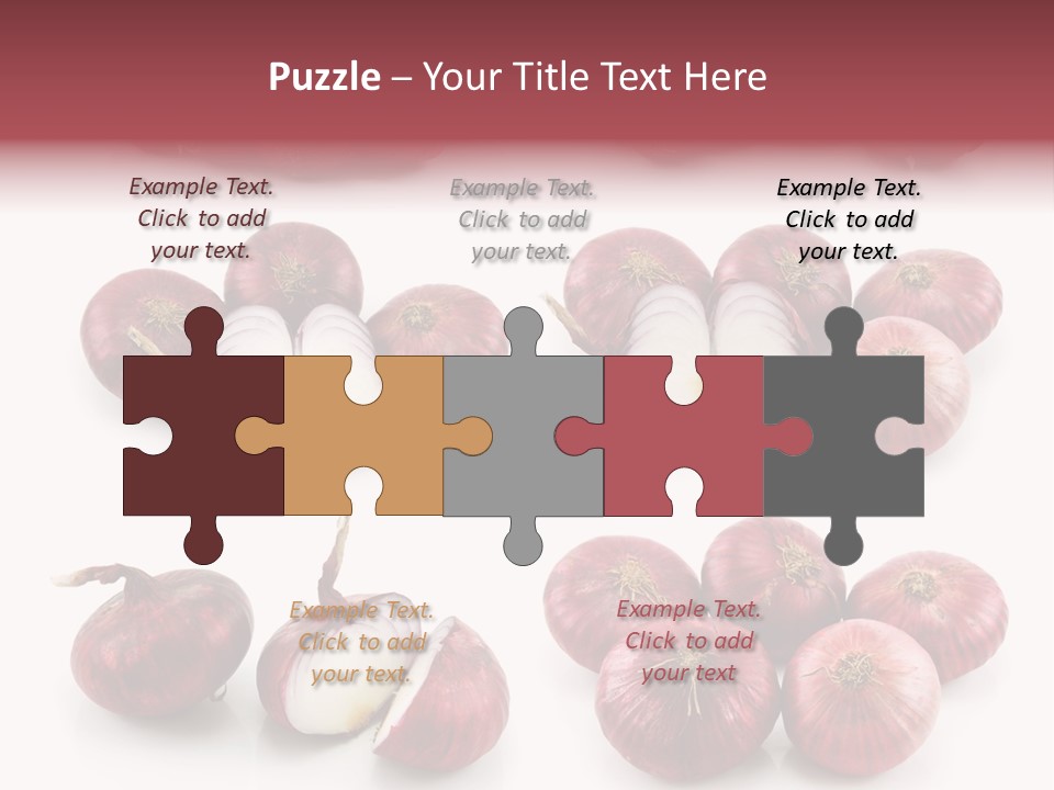 Vegetarian Collection Macro PowerPoint Template